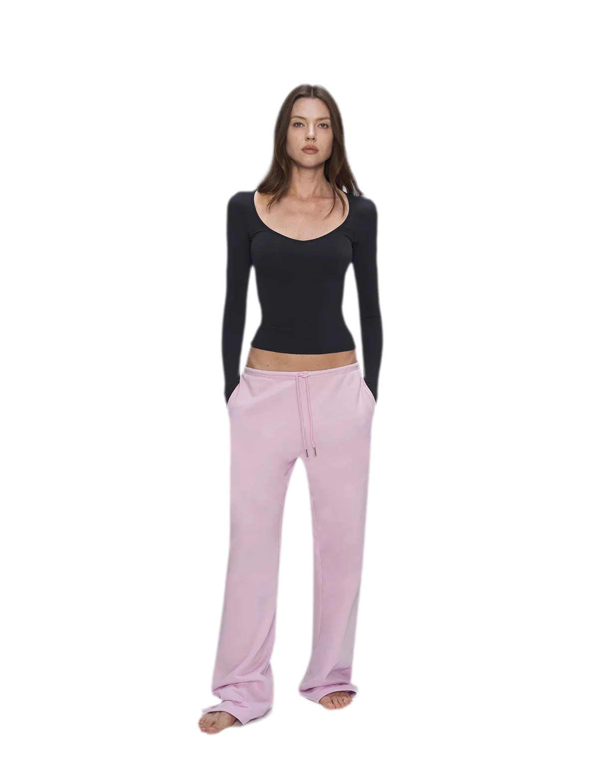 Bare-Feel V-Neck Top