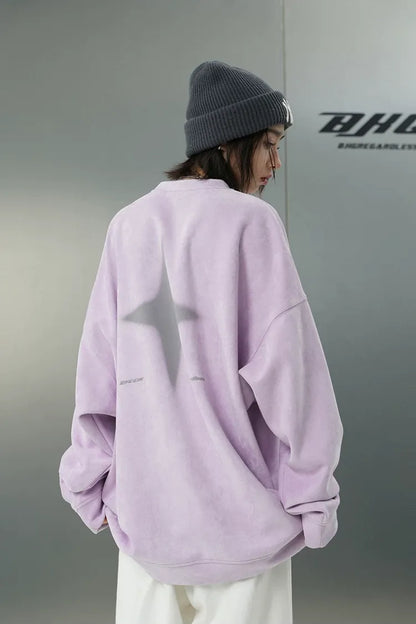 Eco Suede Oversized Sweatshirt