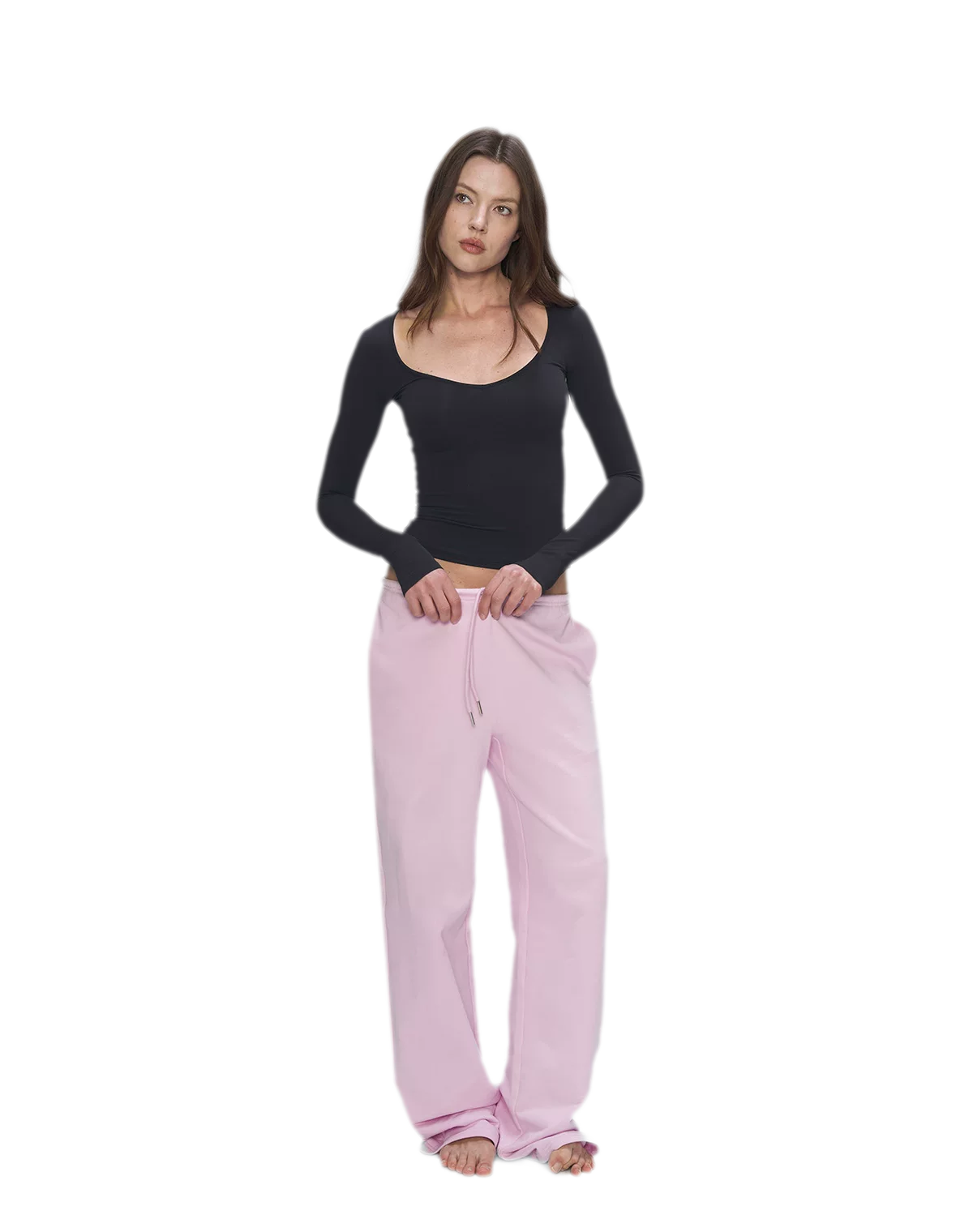 Bare-Feel V-Neck Top