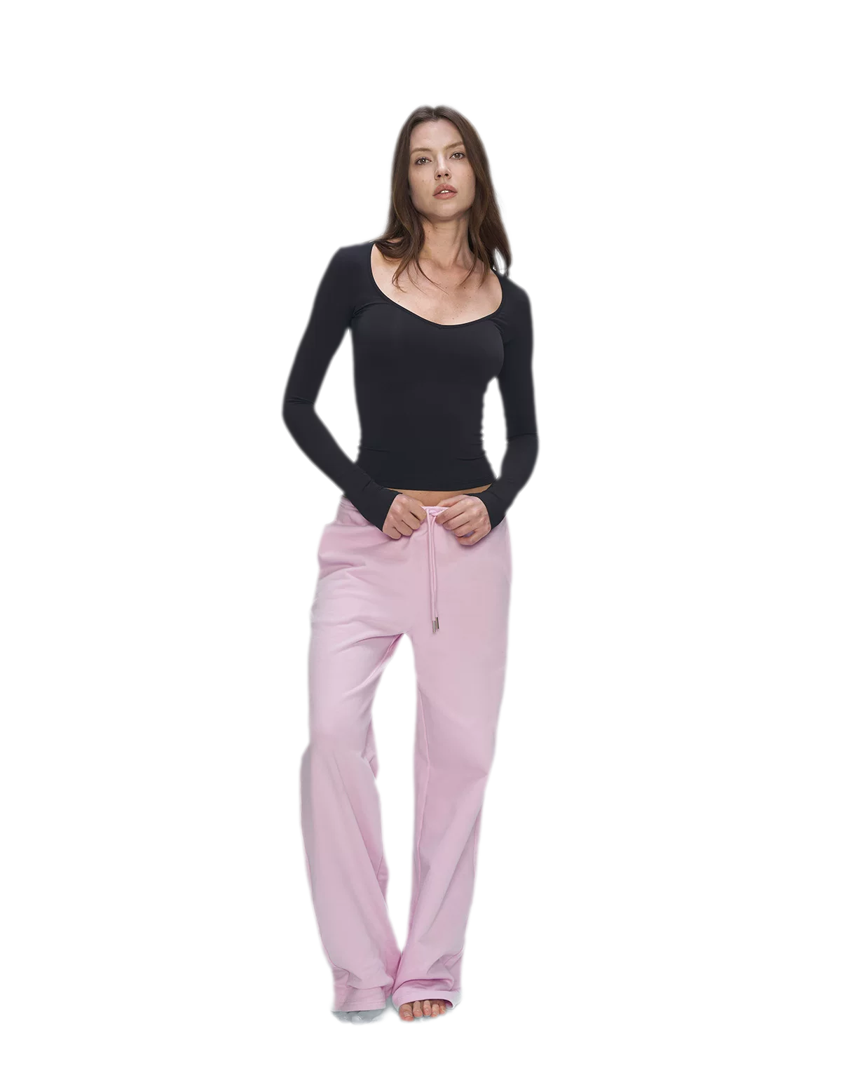 Bare-Feel V-Neck Top