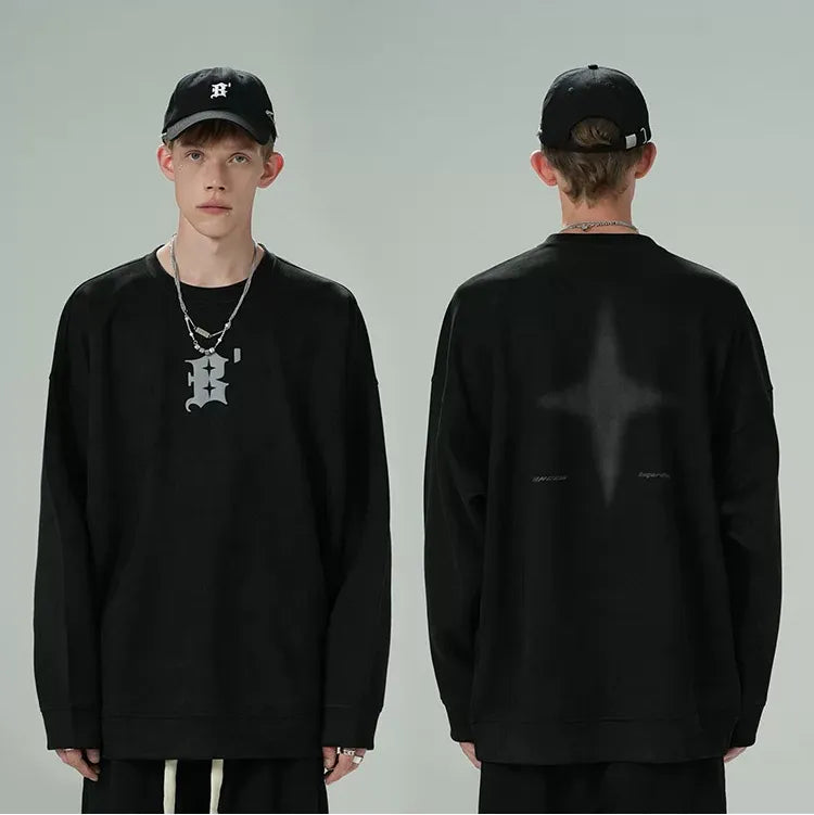 Eco Suede Oversized Sweatshirt