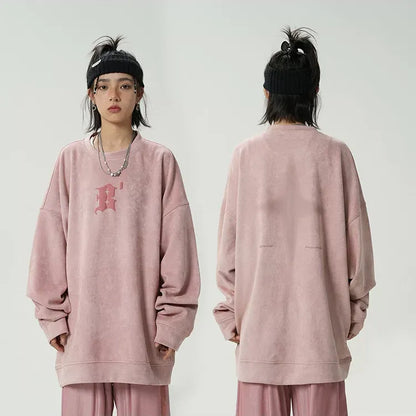 Eco Suede Oversized Sweatshirt