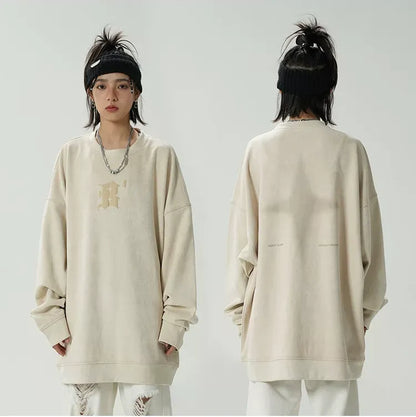 Eco Suede Oversized Sweatshirt
