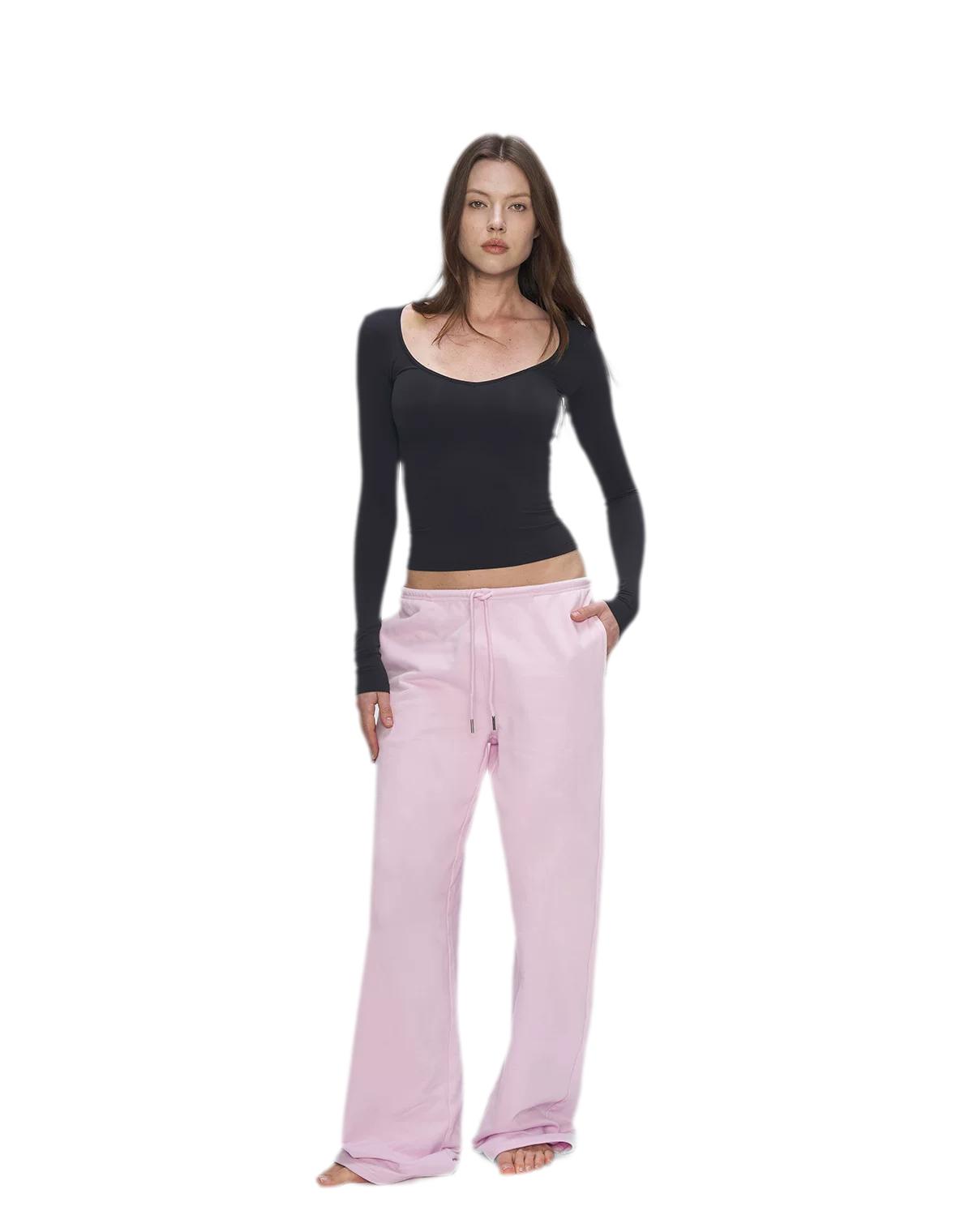 Bare-Feel V-Neck Top