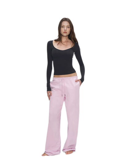 Bare-Feel V-Neck Top