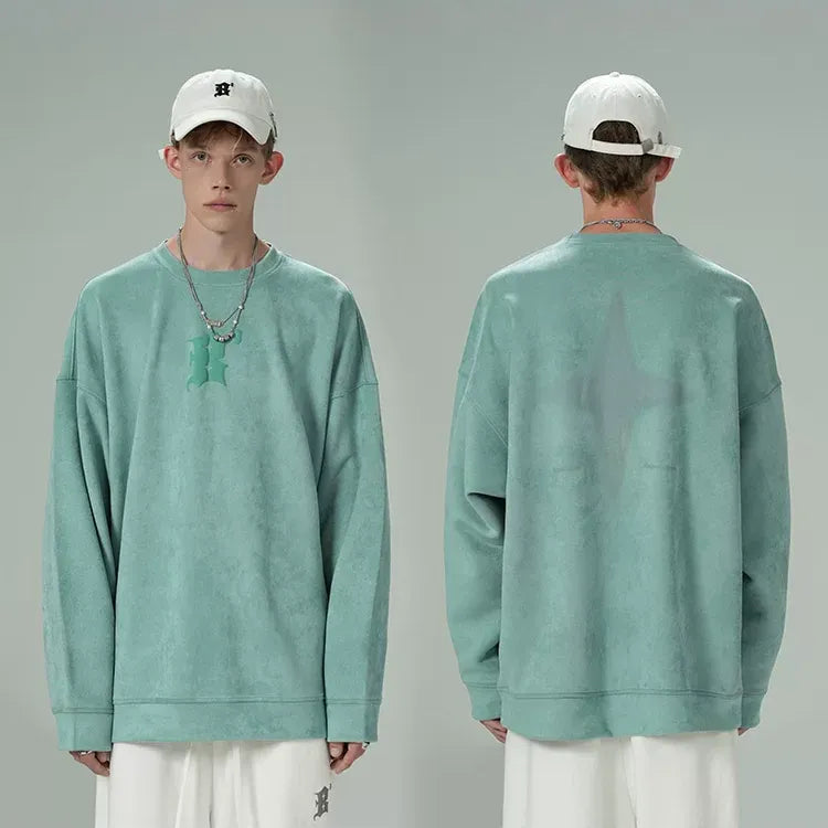 Eco Suede Oversized Sweatshirt