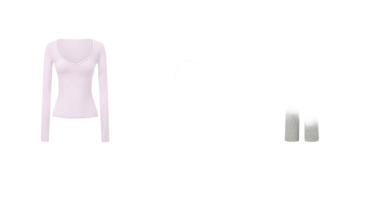 Bare-Feel V-Neck Top
