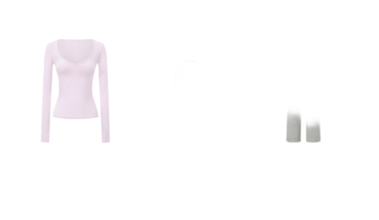 Bare-Feel V-Neck Top