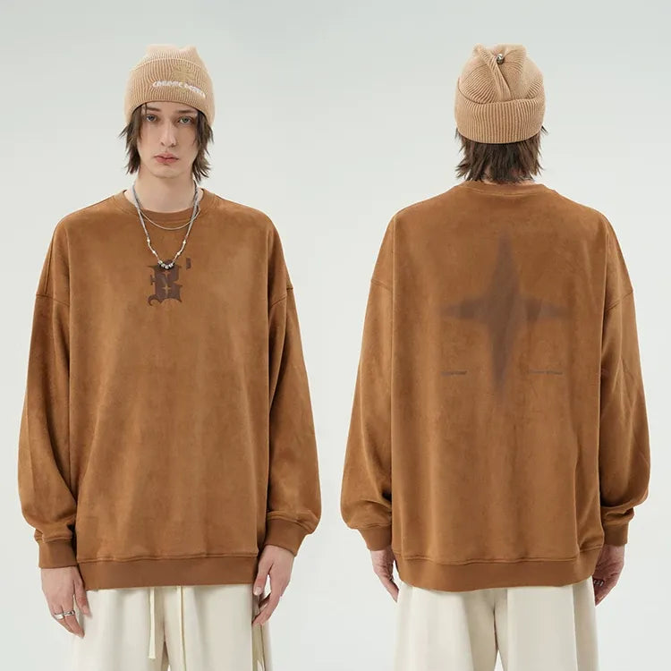 Eco Suede Oversized Sweatshirt