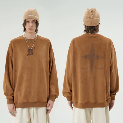 Eco Suede Oversized Sweatshirt