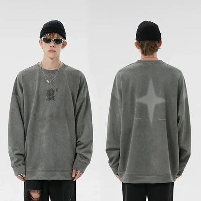 Eco Suede Oversized Sweatshirt