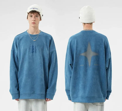 Eco Suede Oversized Sweatshirt