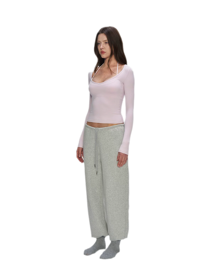 Bare-Feel V-Neck Top