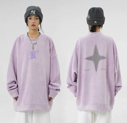 Eco Suede Oversized Sweatshirt