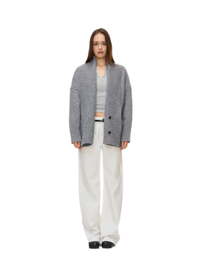 Ribbed Button Trim Set