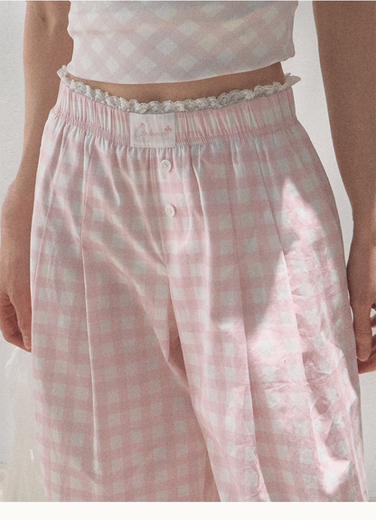Lyocell Linen Wide-Leg Pants