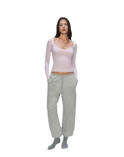 Bare-Feel V-Neck Top