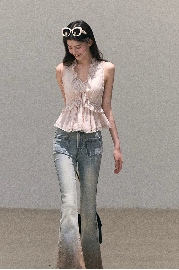 Lace Trim Cami Top