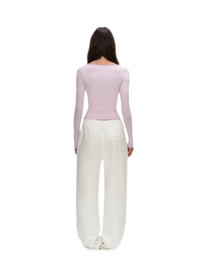Air Cotton Wide-Leg Sweatpants
