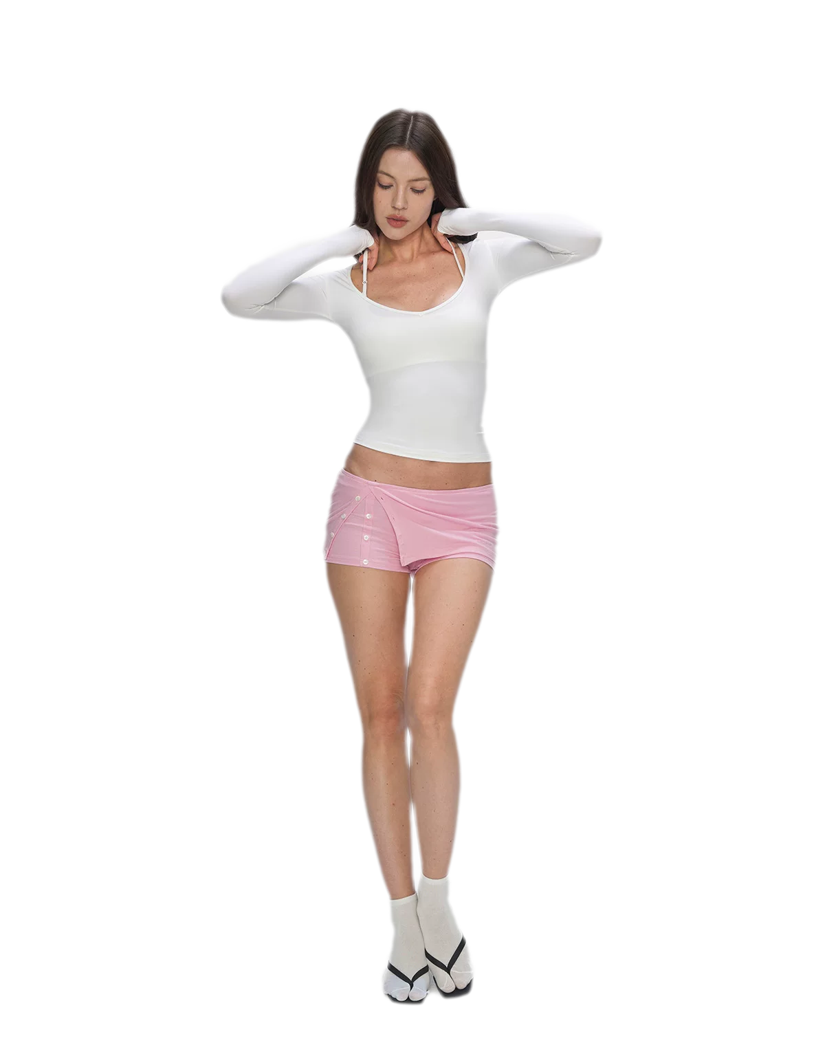 Bare-Feel V-Neck Top