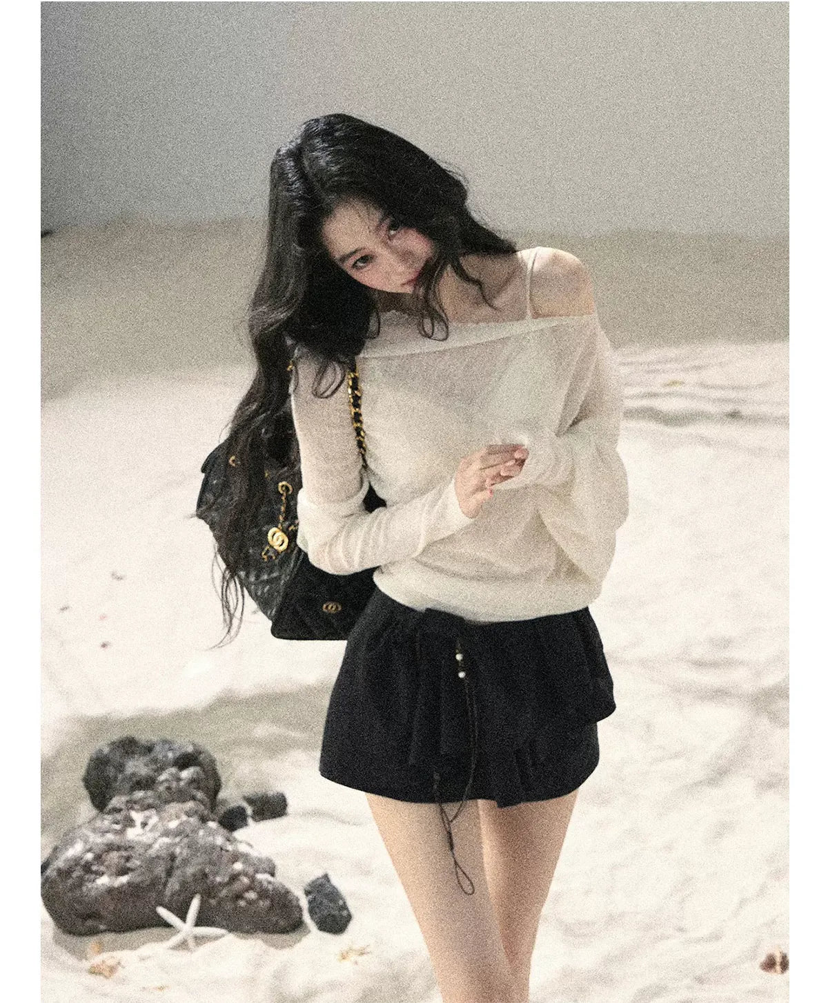 Layered Pleated Skort