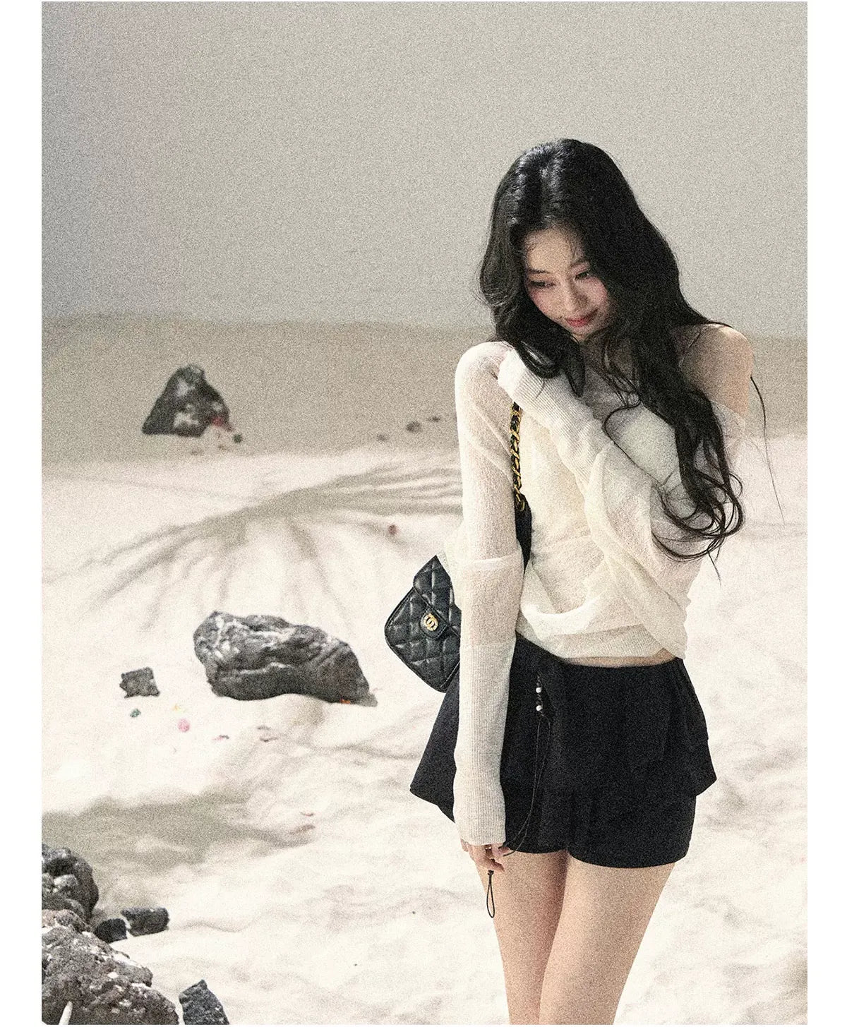 Layered Pleated Skort