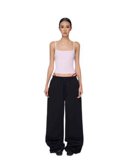 Air Cotton Wide-Leg Sweatpants