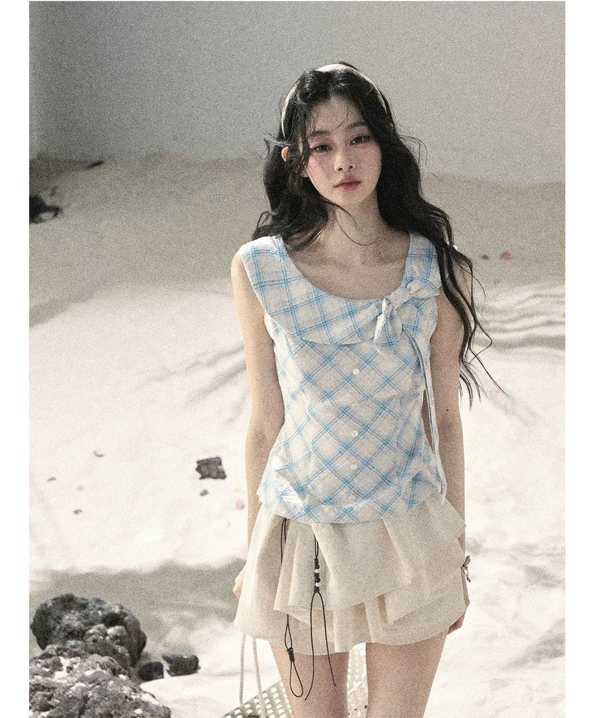 Layered Pleated Skort