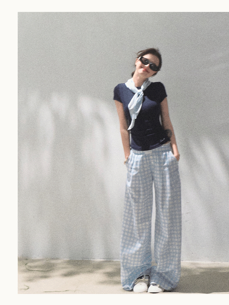 Lyocell Linen Wide-Leg Pants