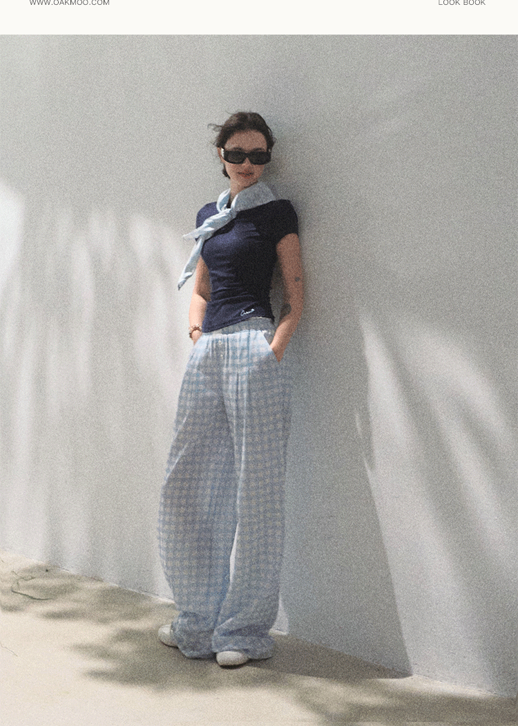 Lyocell Linen Wide-Leg Pants