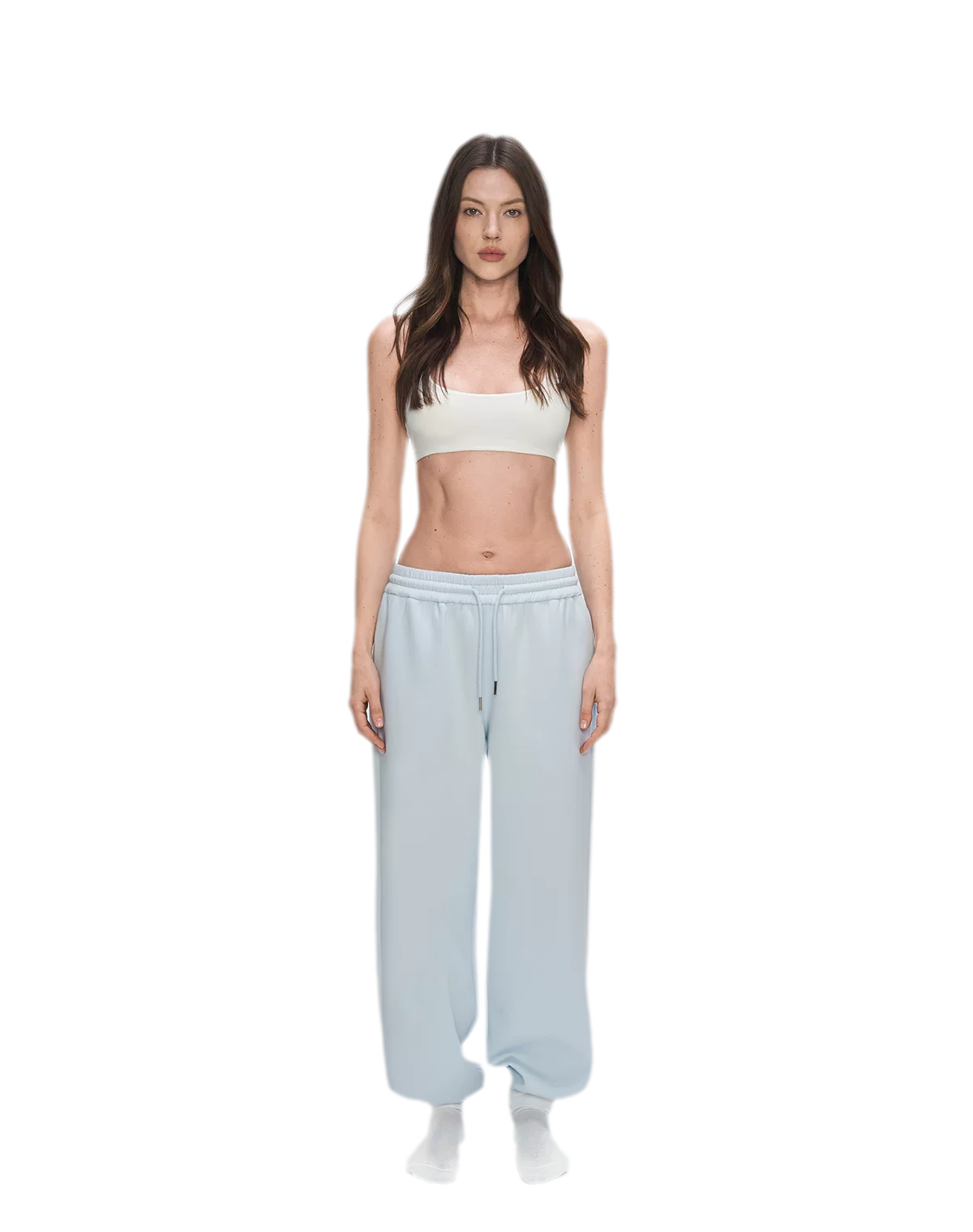 Air Cotton Wide-Leg Sweatpants
