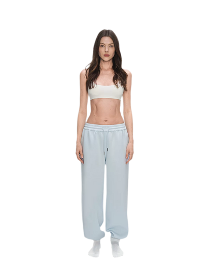 Air Cotton Wide-Leg Sweatpants