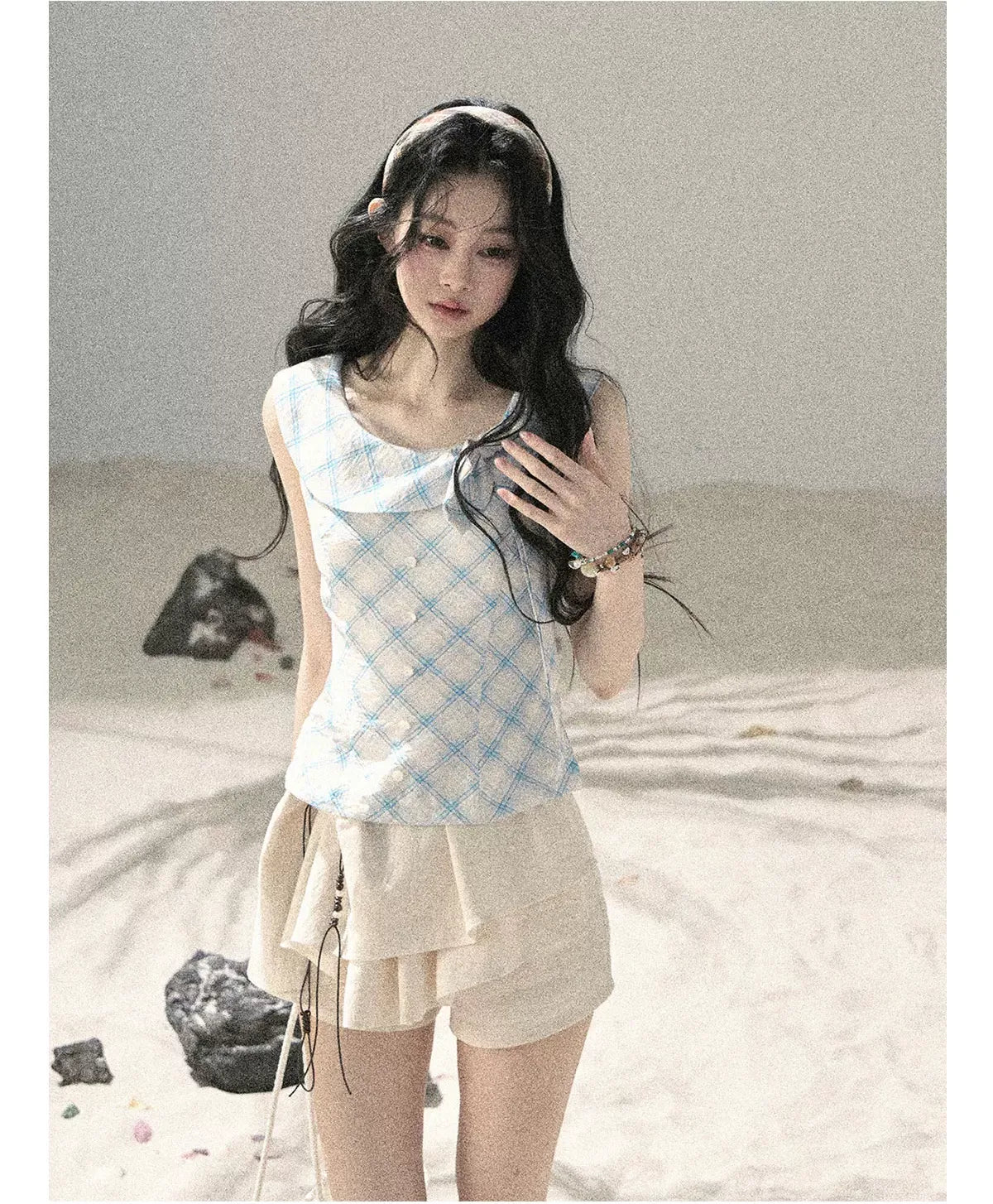 Layered Pleated Skort