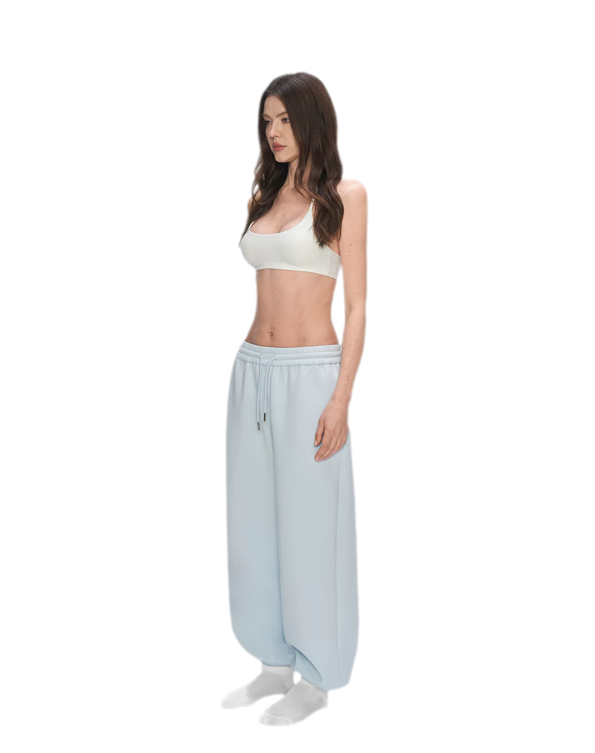 Air Cotton Wide-Leg Sweatpants