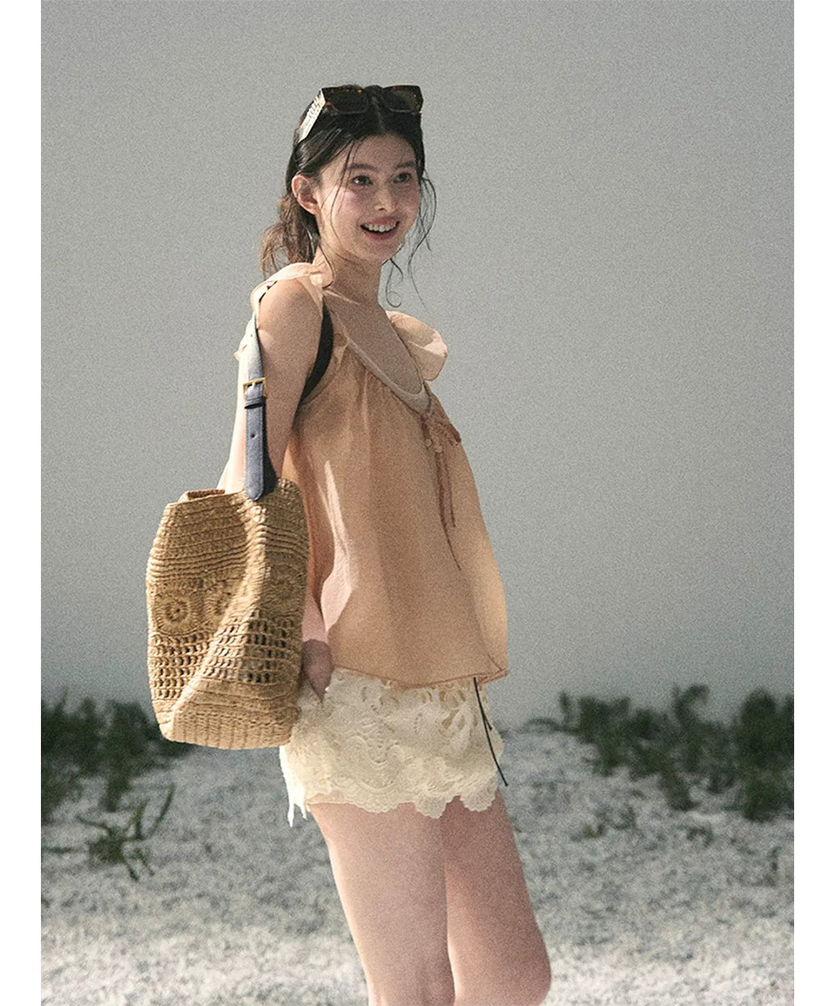 Lace A-Line Mini Skirt