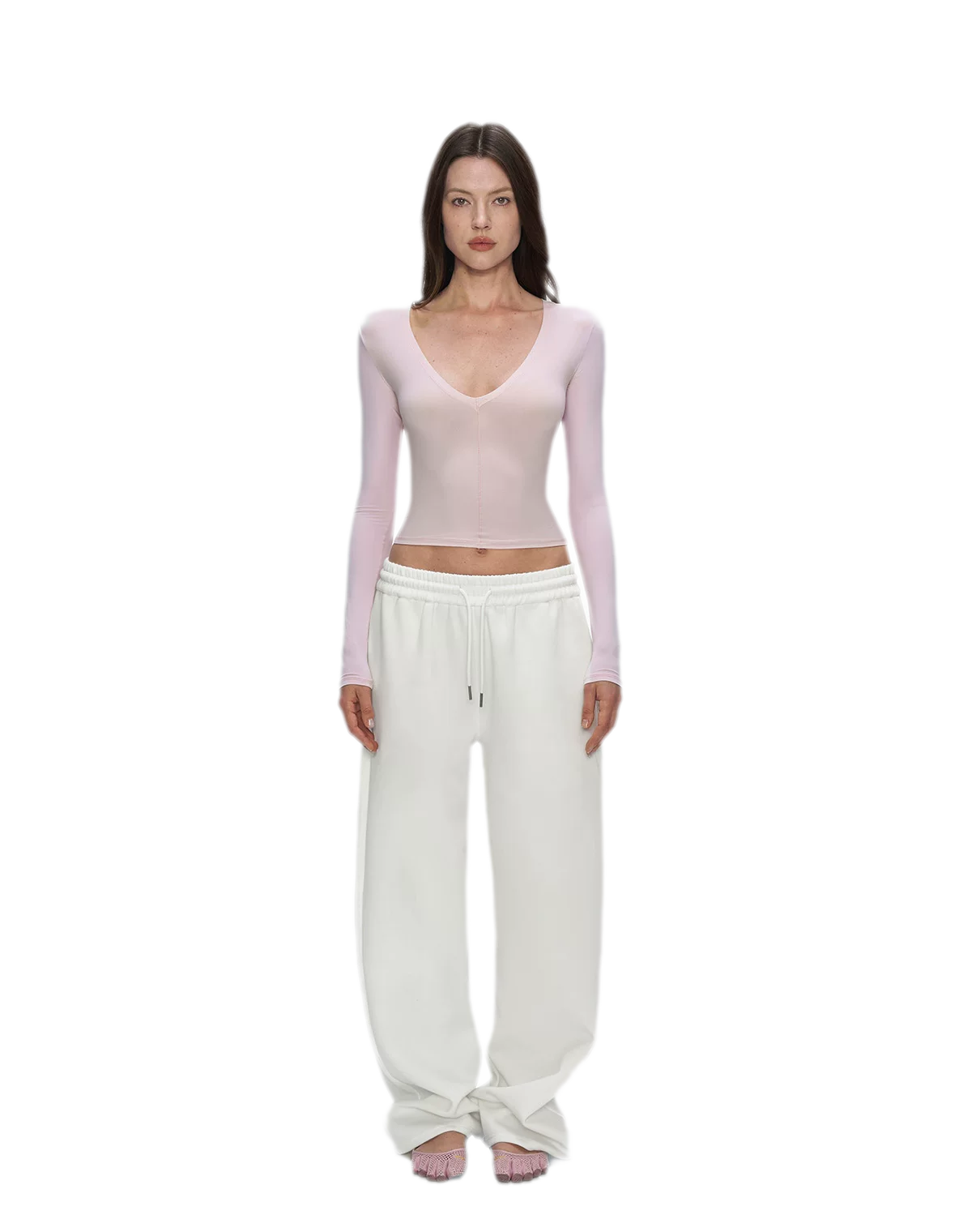 Air Cotton Wide-Leg Sweatpants