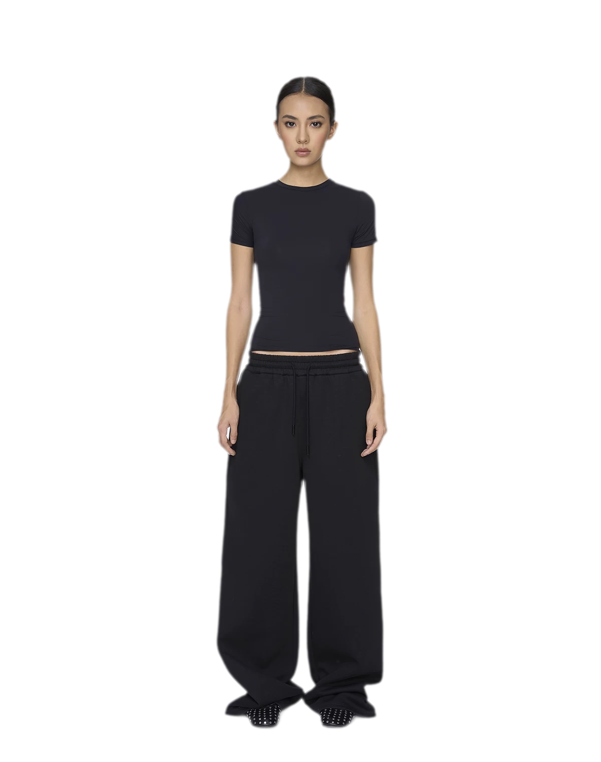 Air Cotton Wide-Leg Sweatpants