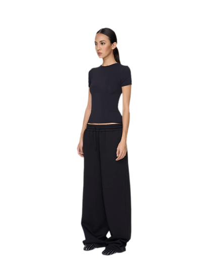 Air Cotton Wide-Leg Sweatpants