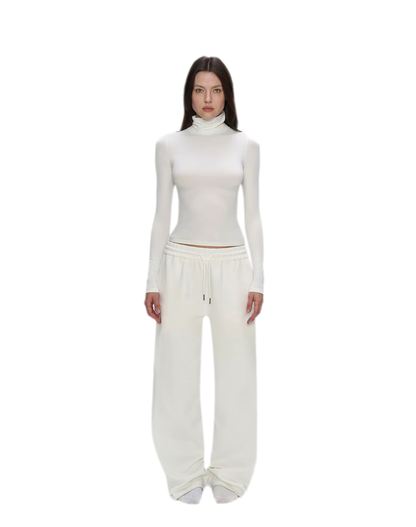 Air Cotton Wide-Leg Sweatpants
