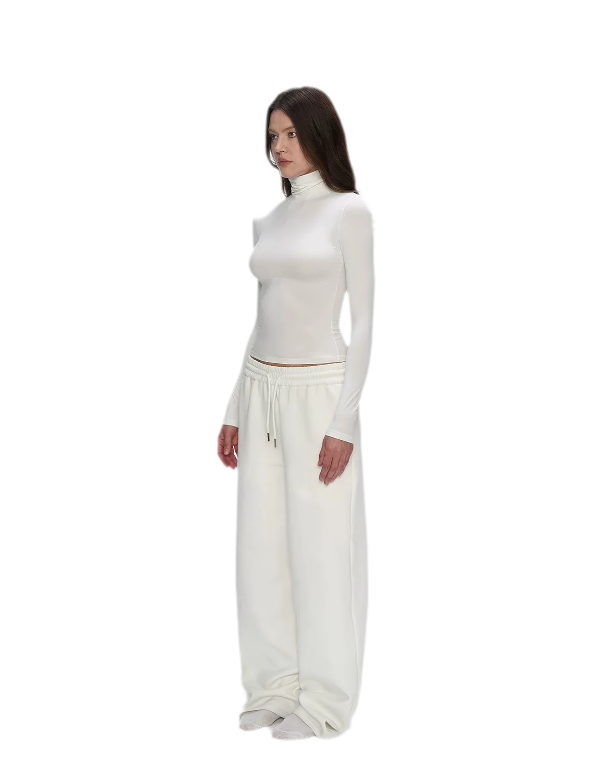 Air Cotton Wide-Leg Sweatpants