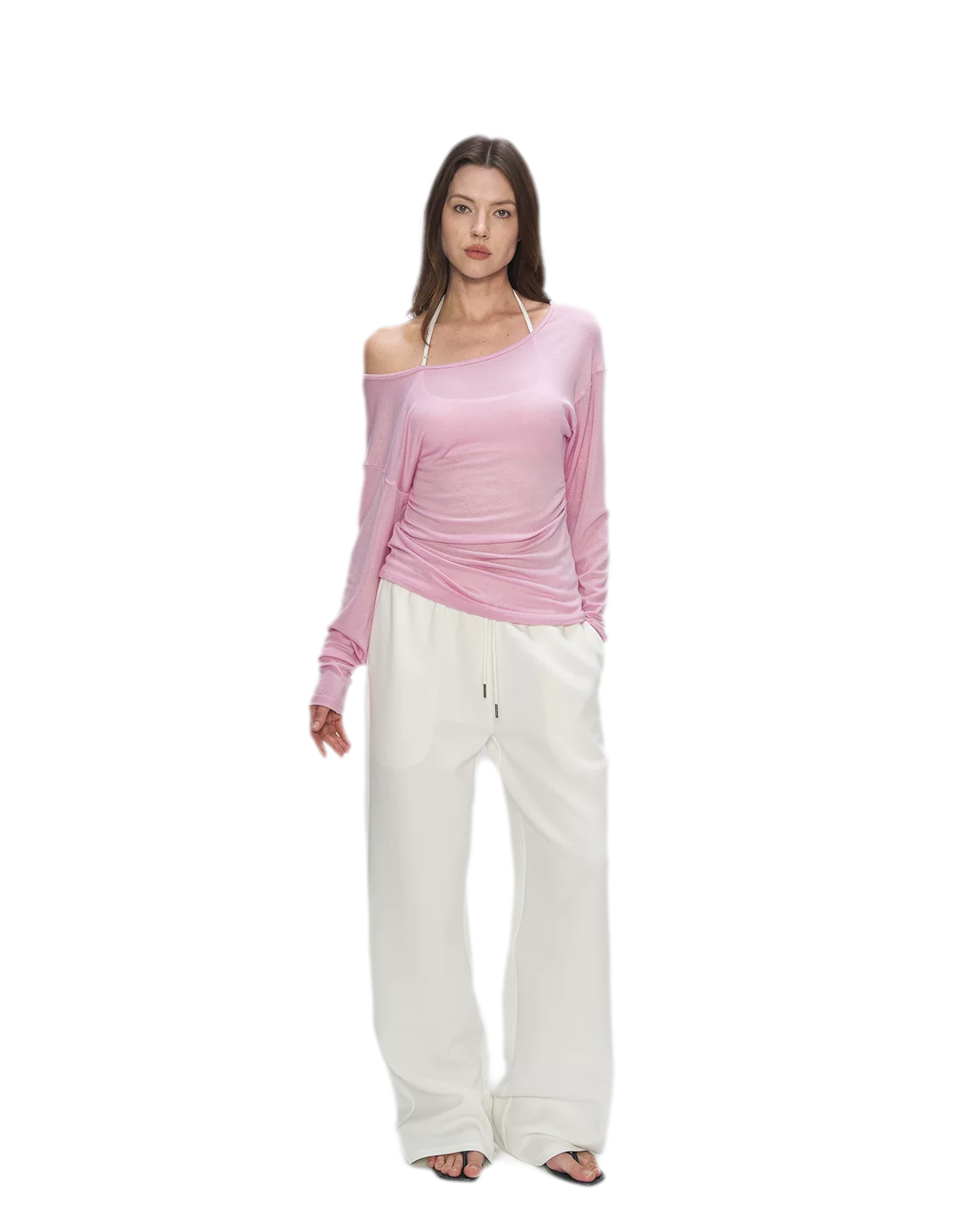 Air Cotton Wide-Leg Sweatpants