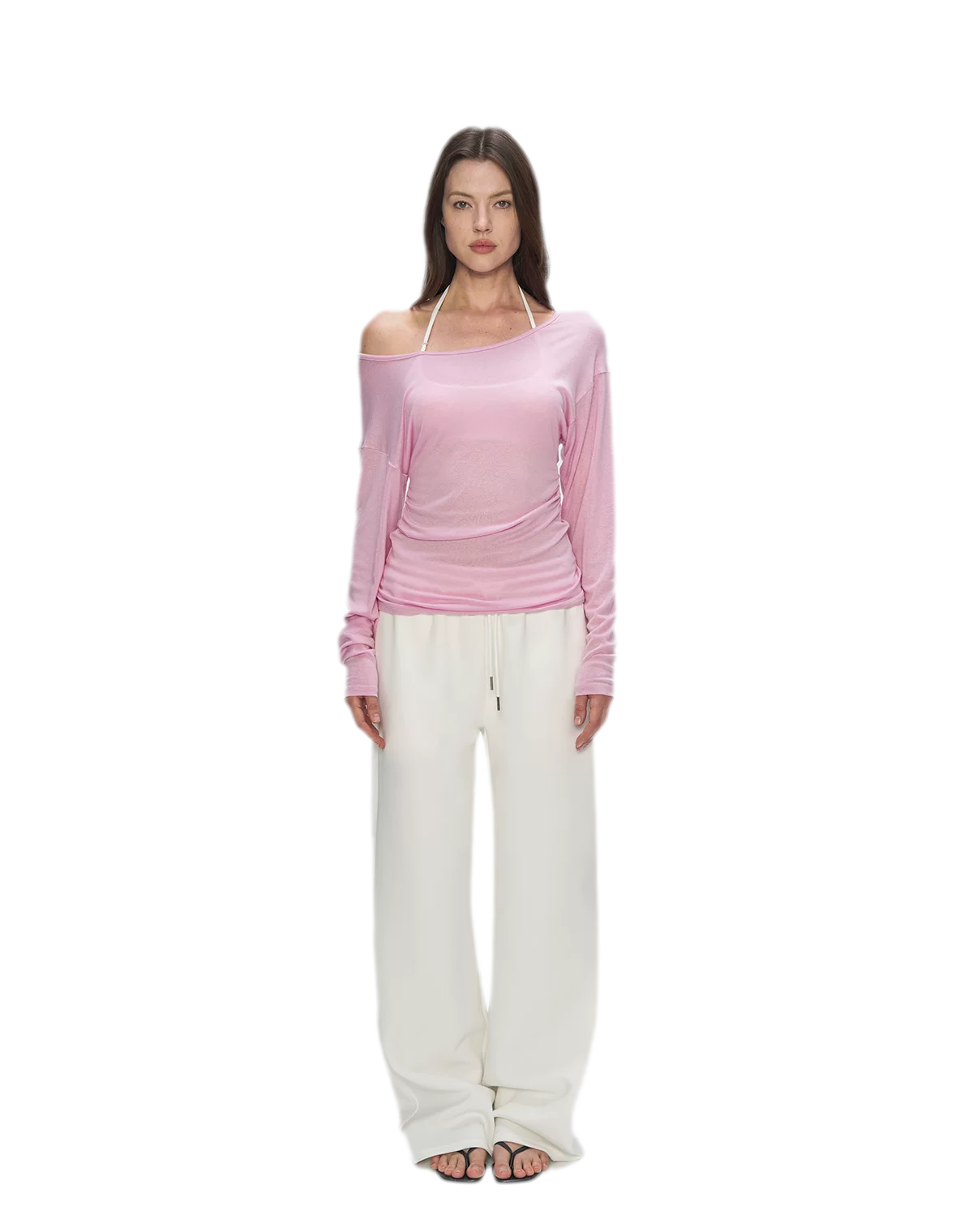Air Cotton Wide-Leg Sweatpants