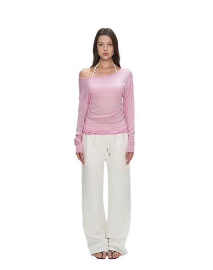 Air Cotton Wide-Leg Sweatpants