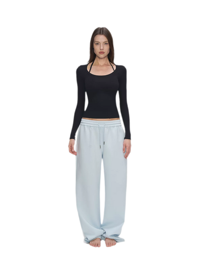 Air Cotton Wide-Leg Sweatpants