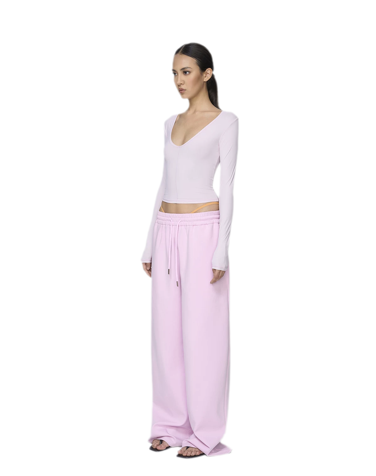 Air Cotton Wide-Leg Sweatpants