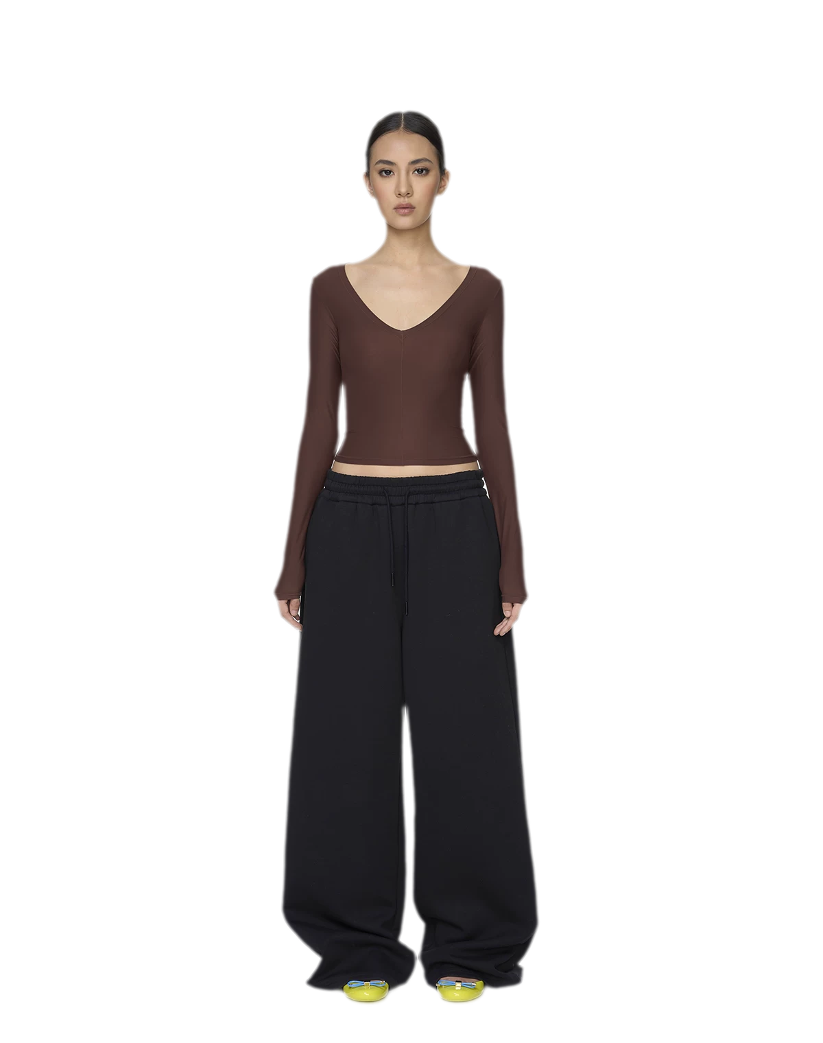 Air Cotton Wide-Leg Sweatpants