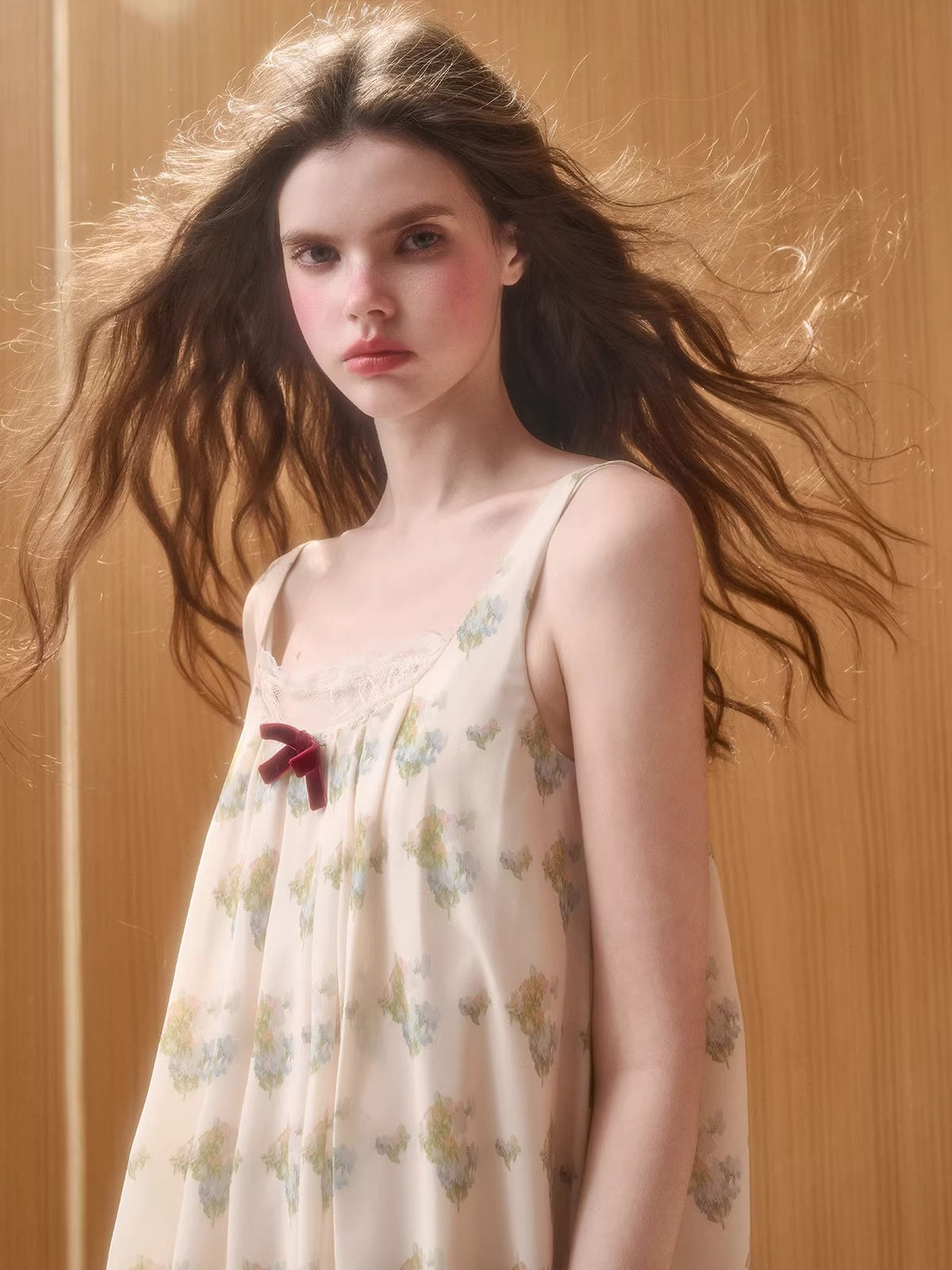 Chiffon Asymmetric Slip Dress