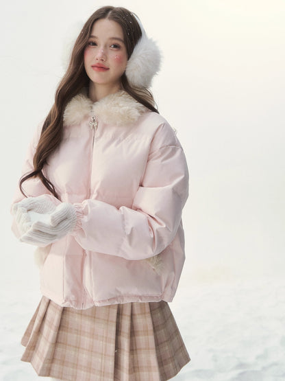 Original Pink Reversible Down Jacket