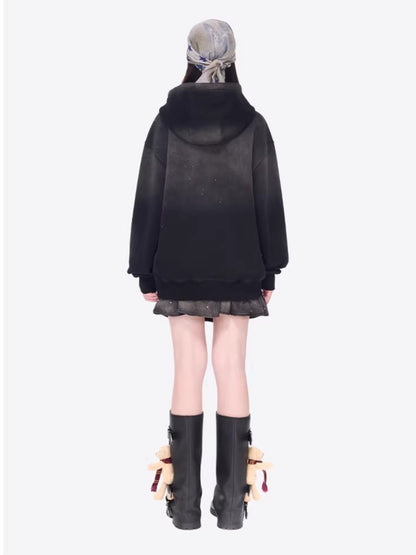 Washed Vintage Pullover Hoodie