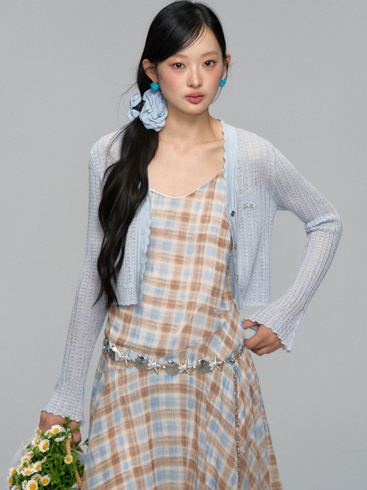Lace-Trim UV Protection Cardigan